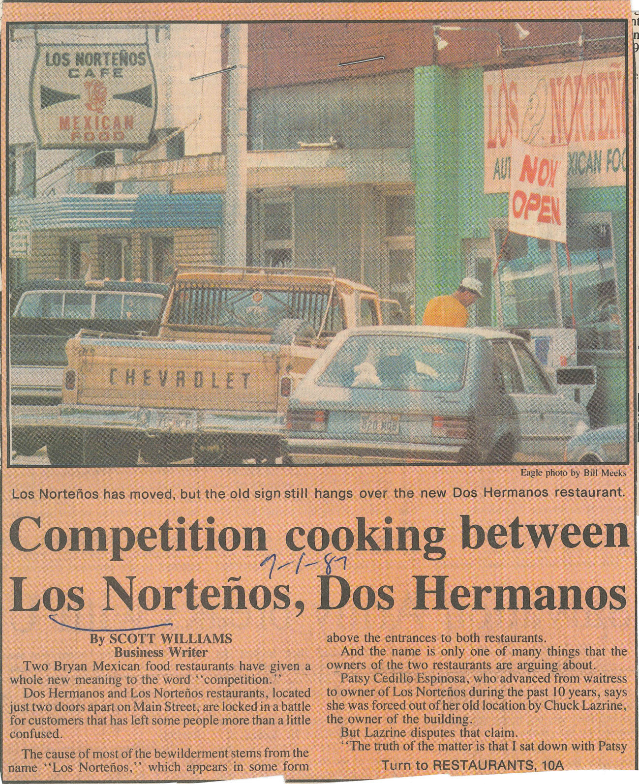 The Eagle Archives: Los Nortenos and Dos Hermanos